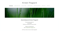 Desktop Screenshot of kirsten-thagaard.de