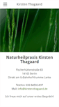 Mobile Screenshot of kirsten-thagaard.de